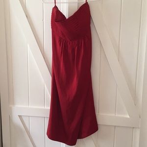 Banana Republic red dress